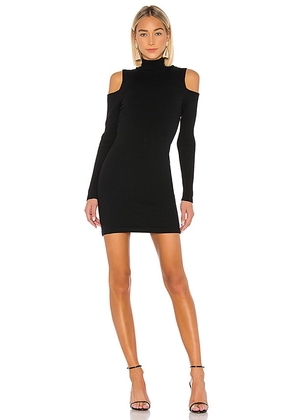 Camila Coelho Taylor Sweater Dress in Black. Size S, XS, XXS.