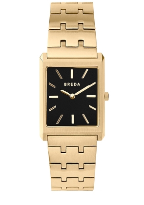 Breda Virgil Watch in Metallic Gold.