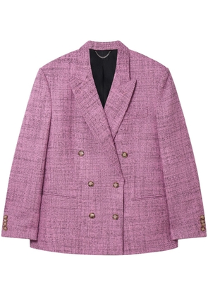 Stella McCartney double-breasted wool blazer - Pink