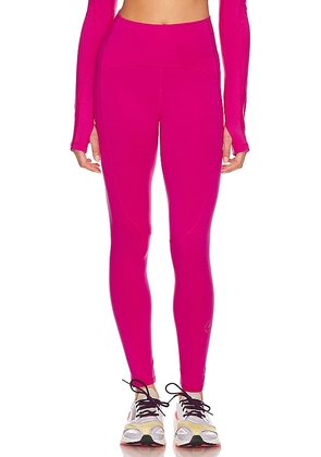 adidas by Stella McCartney True Strength Yoga 7/8 Tight in Pink. Size M, S, XL, XS.