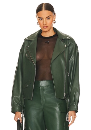 LAMARQUE Estia Jacket in Dark Green. Size S, XL, XS, XXS.