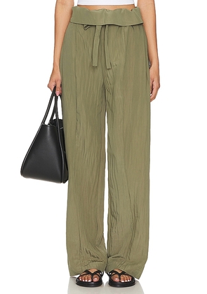 Lovers and Friends Luna Pant in Olive. Size M, S, XL, XS.