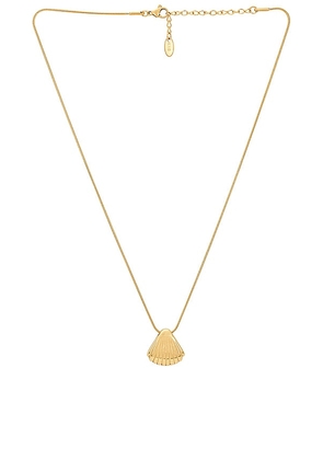 petit moments Cyra Necklace in Metallic Gold.