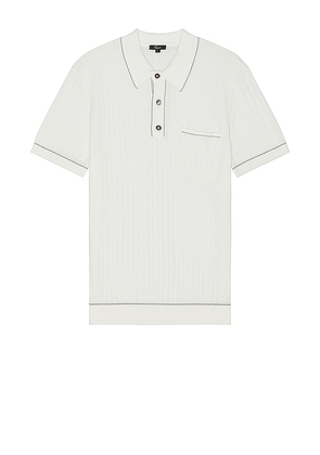 Rails Hardy Polo in White. Size M, S, XL/1X.