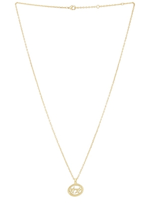 Two Jeys Superstar Necklace in Metallic Gold.