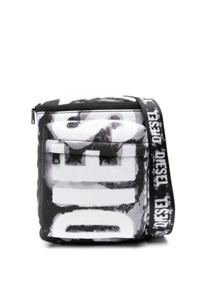 Diesel Rave logo-print messenger bag - Black