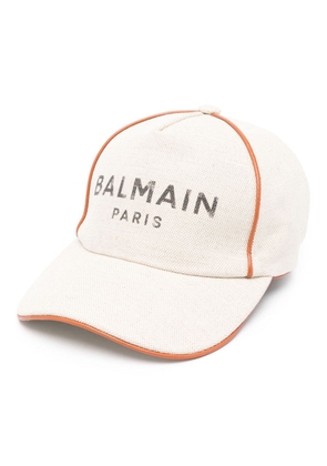 Balmain B-Army cotton baseball cap - Neutrals