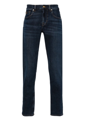 7 For All Mankind Slimmy Tapered mid-rise jeans - Blue