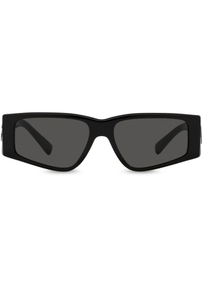 Dolce & Gabbana Eyewear logo-plaque square-frame sunglasses - Black