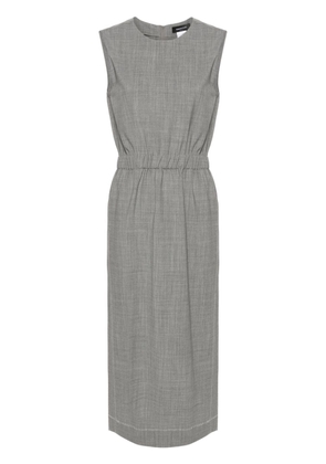 Fabiana Filippi contrast-stitching sleeveless dress - Grey