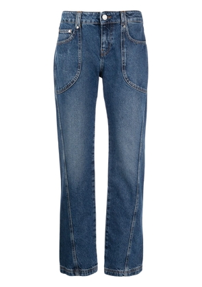 Trussardi mid-rise straight-leg jeans - Blue