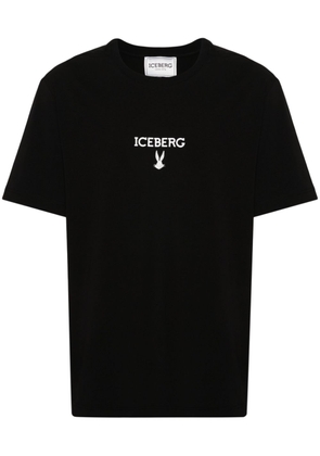 Iceberg logo-print cotton T-shirt - Black