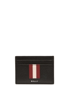 Bally logo-stamp leather cardholder - Black