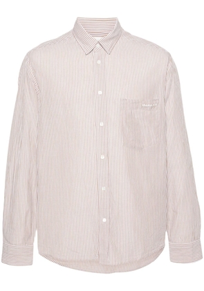 MARANT Jasolo striped cotton shirt - Neutrals