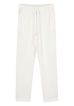 Semicouture cropped tapered trousers - Neutrals