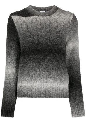 ASPESI gradient-effect brushed jumper - Black