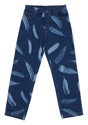 Marcelo Burlon County of Milan Feathers straight-leg jeans - Blue
