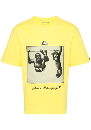 Martine Rose photograph-print cotton T-shirt - Yellow