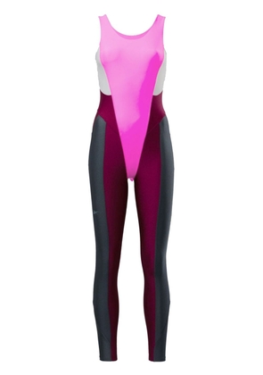 Reebok LTD colour-block design scoop-neck jumpsuit - Pink