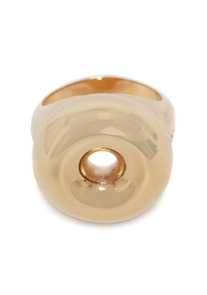 JW Anderson Bumper Moon crystal-embellished ring - Gold