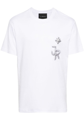 John Richmond logo-embroidered T-shirt - White