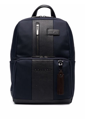 PIQUADRO Brief panelled backpack - Blue