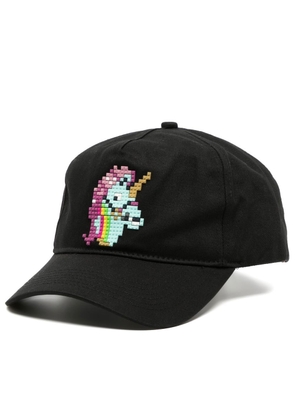 Mostly Heard Rarely Seen 8-Bit unicorn-patch baseball hat - Black