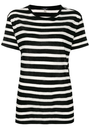 R13 striped T-shirt - Black