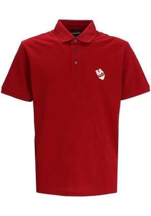Emporio Armani logo-embroidered polo shirt