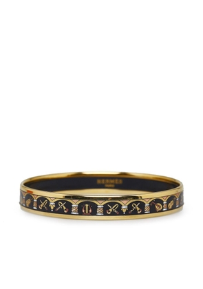 Hermès Pre-Owned pre-owned Cloisonne enamel bracelet - Black