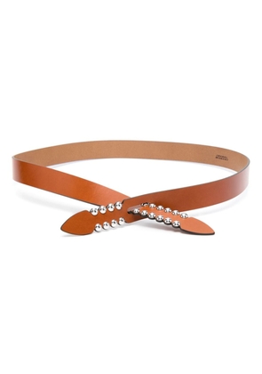 ISABEL MARANT Lecce leather belt - Brown