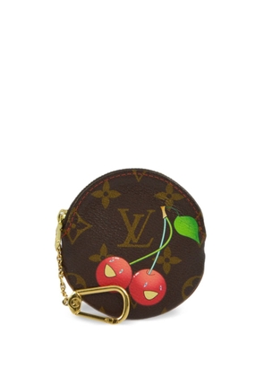 Louis Vuitton Pre-Owned x Takashi Murakami 2005 round coin purse - Brown
