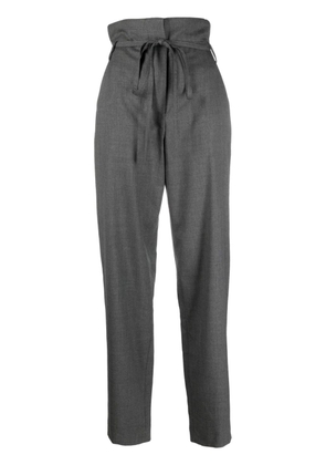 IRO high-waisted belted trousers - Grey