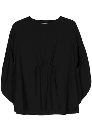 Société Anonyme Circle crepe blouse - Black
