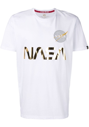 Alpha Industries NASA reflective T-shirt - White