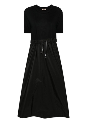 Herno panelled T-shirt dress - Black