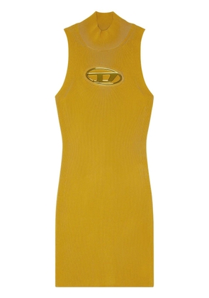 Diesel M-Onerva logo-plaque dress - Yellow