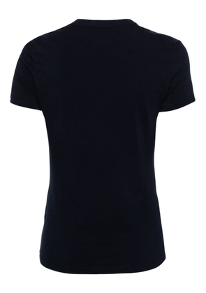 Lacoste logo-patch organic cotton T-shirt - Blue
