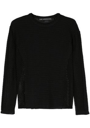 Andersson Bell Dellen open-knit jumper - Black