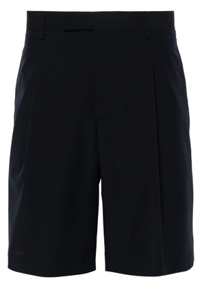 Lardini pleat-detail tailored shorts - Blue