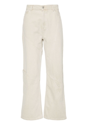 Gimaguas Beverly low-rise straight-leg jeans - Neutrals