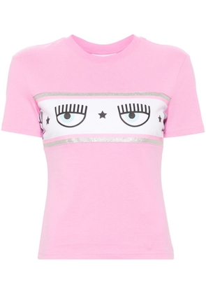 Chiara Ferragni Maxi Logomania-print T-shirt - Pink