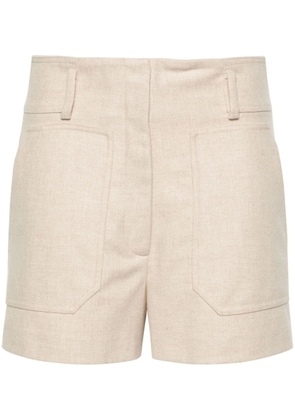 IRO Alisson wool blend shorts - Brown