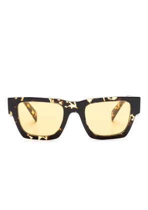 Prada Eyewear rectangle-frame sunglasses - Brown
