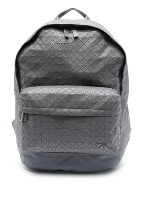 Bao Bao Issey Miyake logo-plaque geometric-pattern backpack - Grey