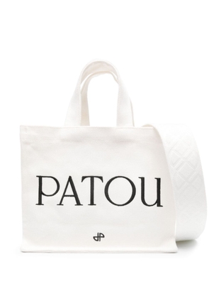 Patou small Patou canvas tote bag - Neutrals