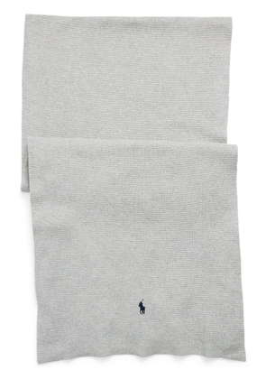 Polo Ralph Lauren Polo Pony-embroidery scarf - Grey