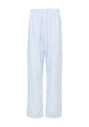 CDLP elasticated-waist lyocell trousers - Blue