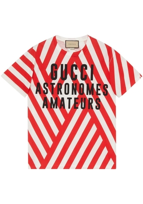 Gucci logo-print short-sleeved T-shirt - Red