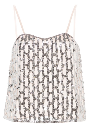 Forte Forte sequin-embellished sleeveless top - Silver